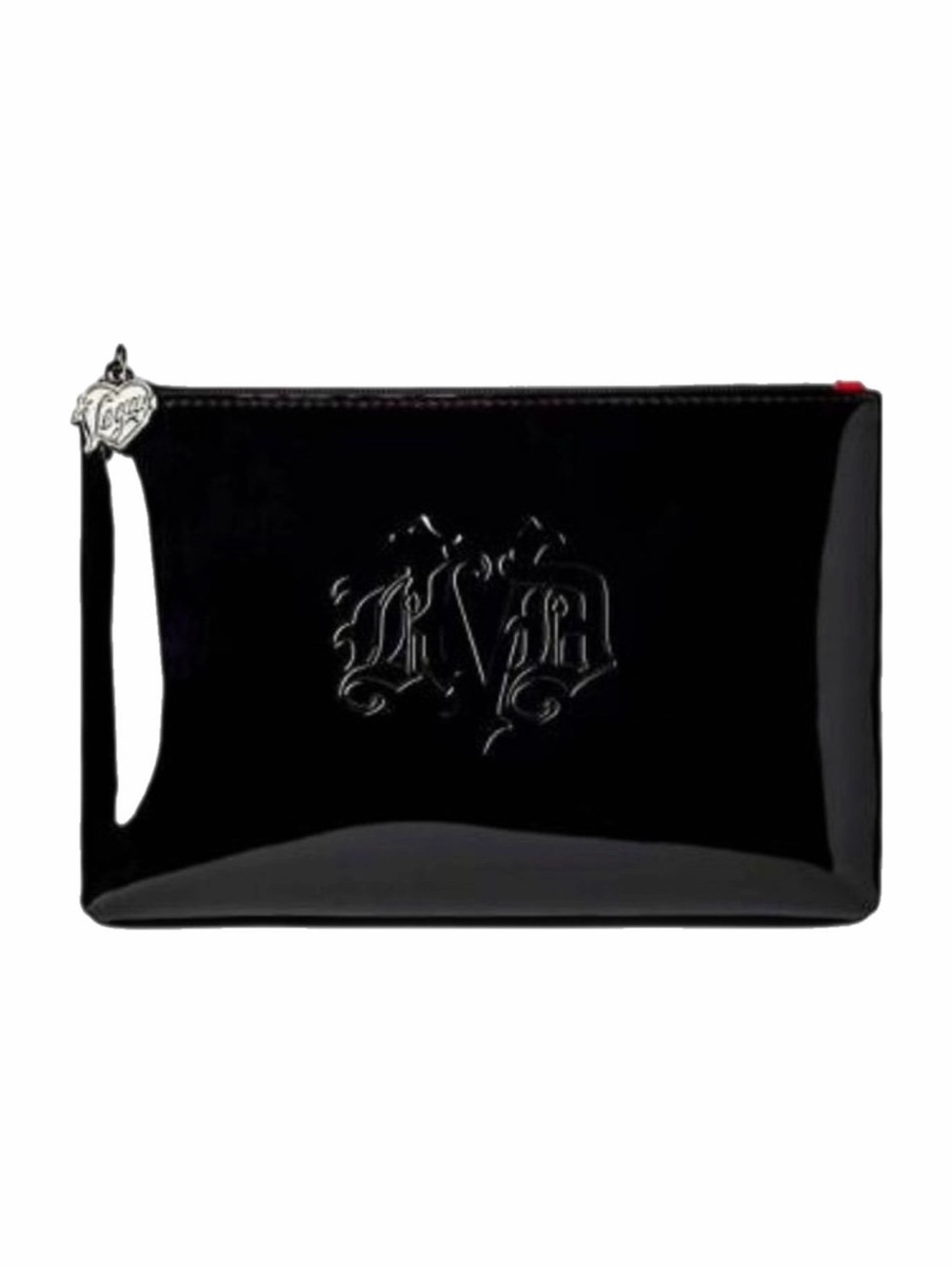 KVD Kat Von D Black Vinyl Makeup Bag